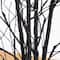 5ft. Pre-Lit Artificial Halloween Black Twig Tree with Bats and 50 Warm White LED Lights